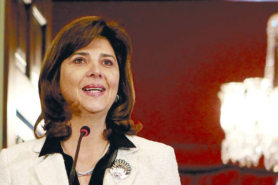 La ministra de Relaciones Exteriores, María Ángela Holguín . / EFE