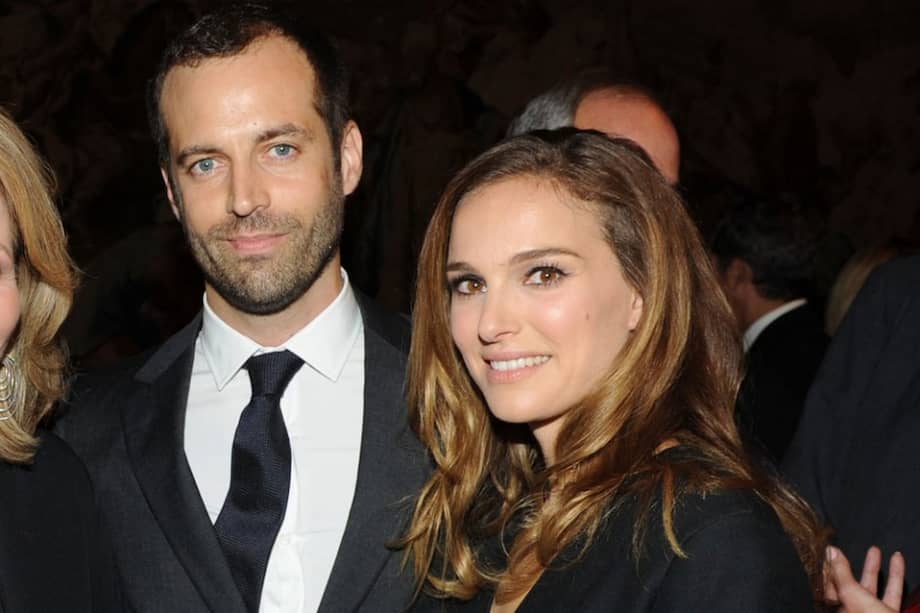 Natalie Portman y su esposo Benjamin Millepied. / AFP