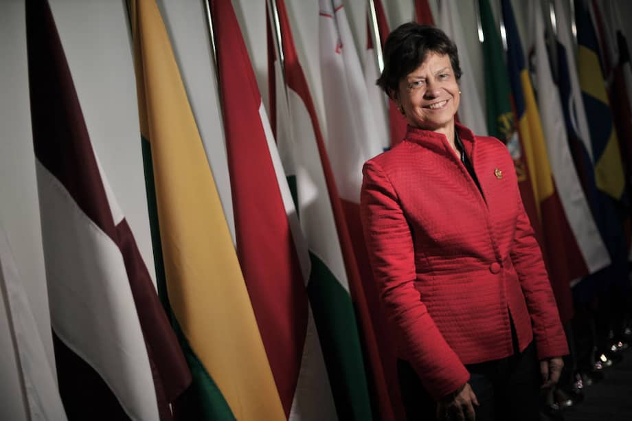 La embajadora de la Unión Europea en Colombia, María Antonia van Gool. / Luis Ángel - El Espectador