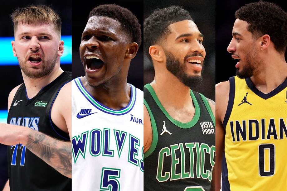 Luka Dončić lidera al equipo de Dallas; Anthony Edwards, al de Minnesota; Jayson Tatum, el de Boston, y Tyrese Haliburton es la figura de Indiana.