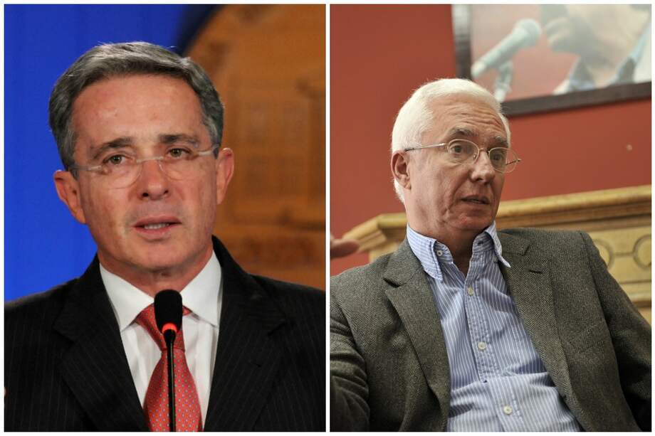 Álvaro Uribe y Jorge Enrique Robledo