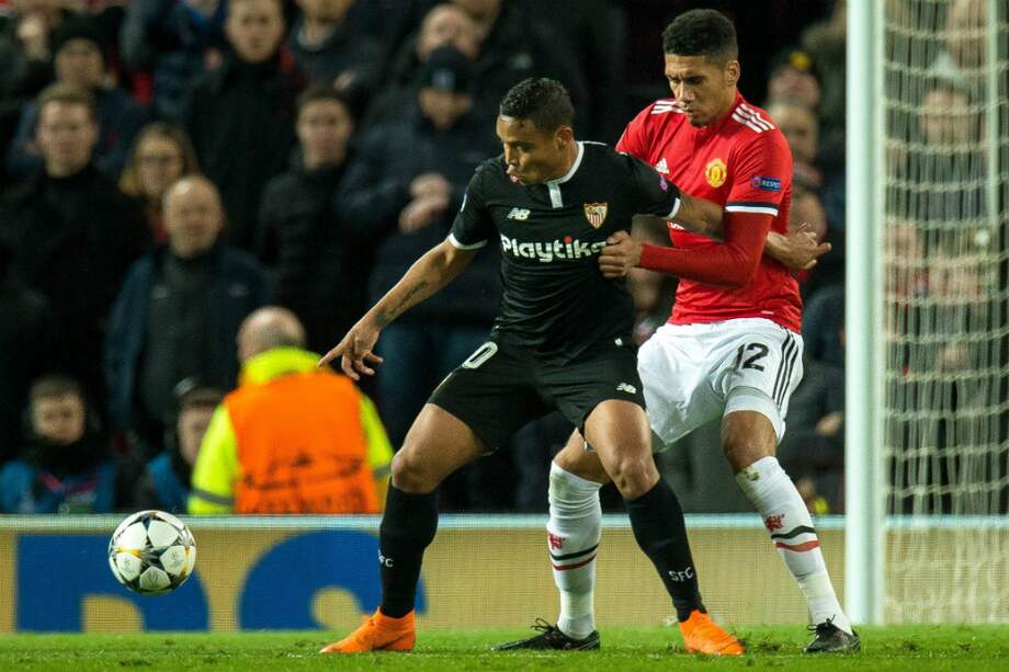 Luis Fernando Muriel jugó 72 minutos en Old Trafford. / EFE