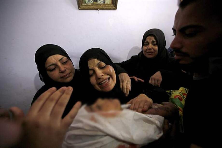 Alarma en Gaza, más de 330 personas muertas y miles de heridos en día 12 de ofensiva israelí