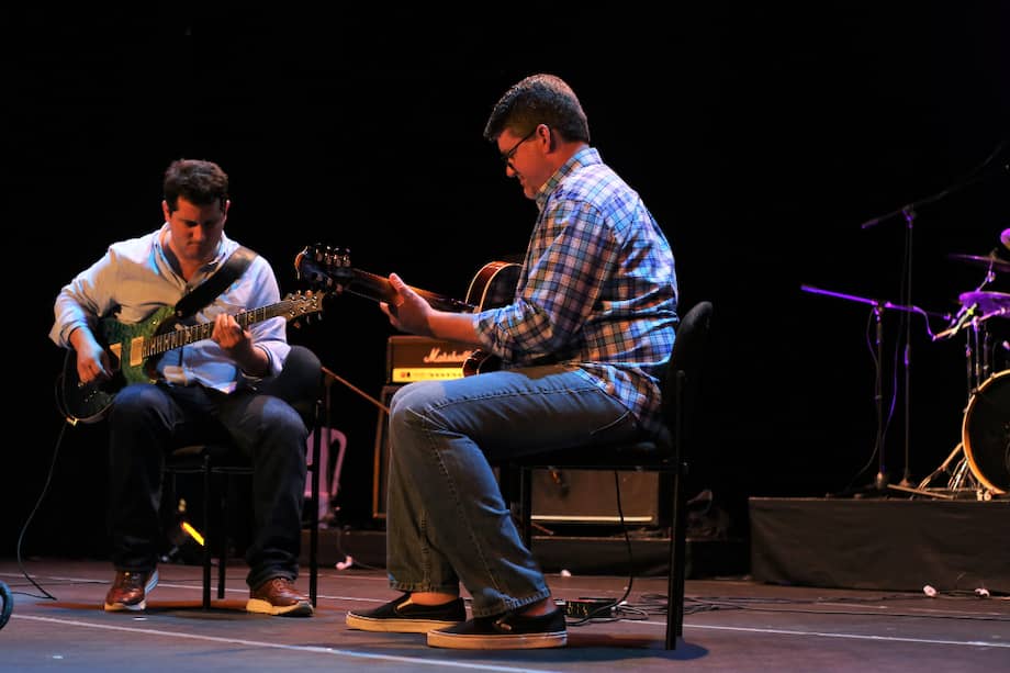 Eduardo Jasbón y Chip Henderson participaron de la séptima versión del Festival Internacional de Guitarra, en Cartagena.
