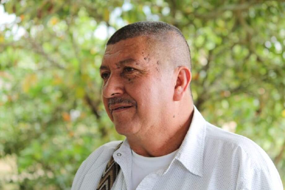 Marco Rivadeneira, líder campesino y miembro del movimiento Coordinador Nacional Agrario, asesinado esta semana en Putumayo. / Archivo particular