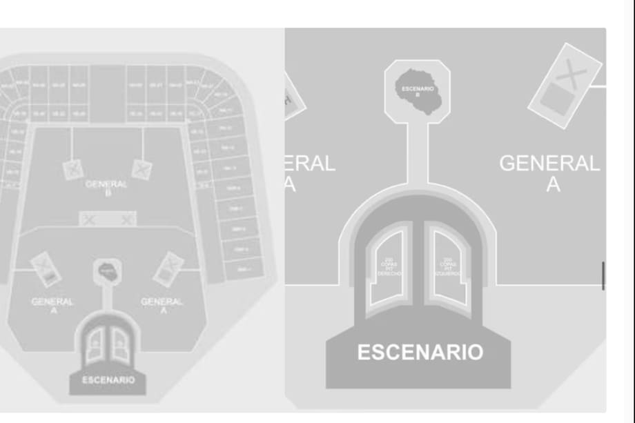 Esta fue la imagen que se filtró en redes sociales sobre el que sería el escenario de 'Viajando por el mundo Tropitour'