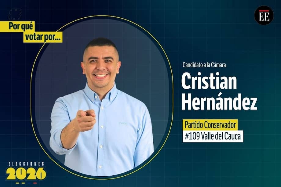 Por qué votar por Cristian Hernández, candidato a la Cámara.