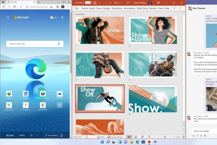 Vistazo a la interfaz del Windows 11.