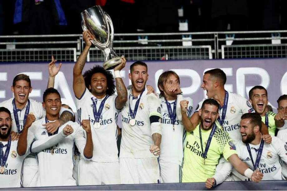 James logró su tercer título con el Real Madrid. / EFE