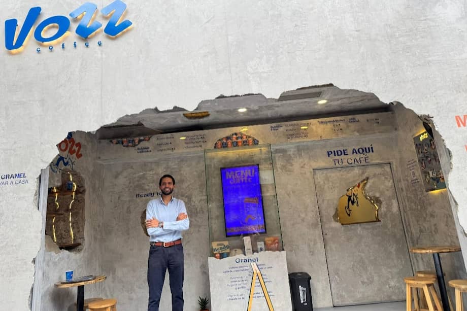 César Mejía Restrepo es el creador de Vozz, un emprendimiento de café de especialidad que busca democratizarlo con "precios justos".