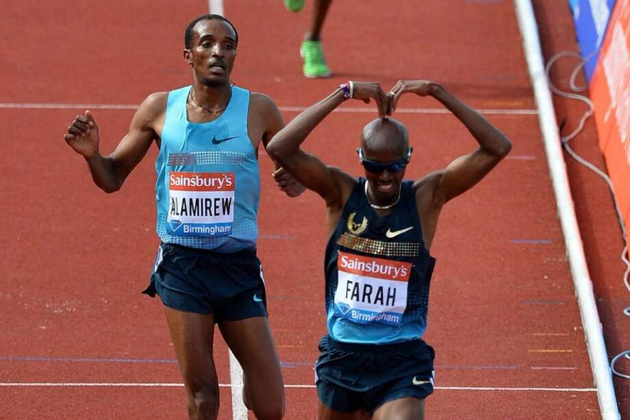 Mo Farah correrá los 3.000 metros en Doha. Foto: AFP