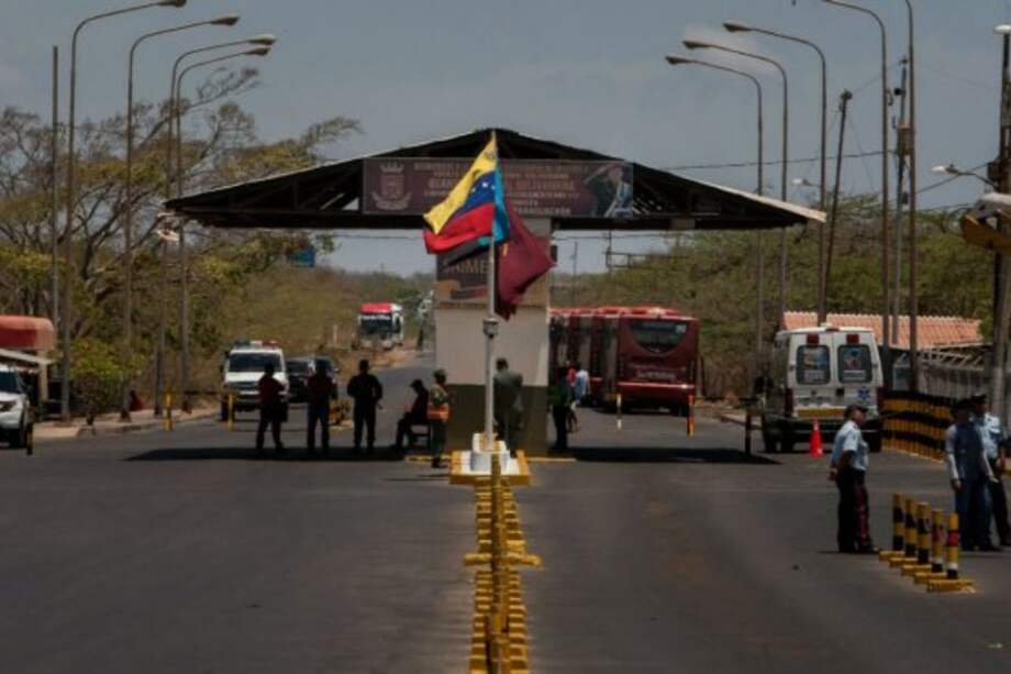 Frontera de Colombia y Venezuela en Paraguachón. / EFE