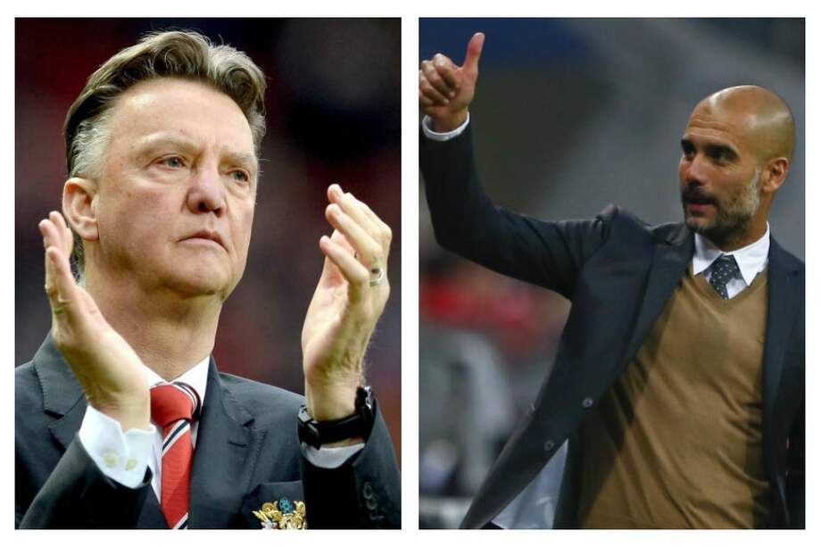 La bienvenida de Van Gaal a Guardiola en la Premier League