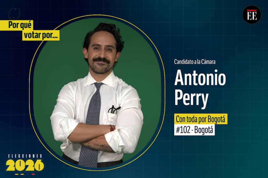 Antonio Perry, candidato a la Cámara.