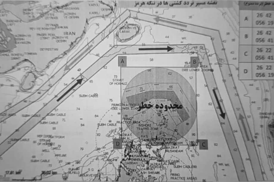 Irán difunde rutas alternativas en Ormuz y exige coordinación tras alto el fuego con EE. UU.