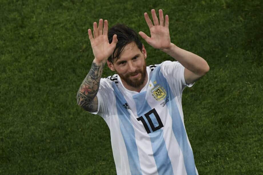 Lionel Messi, delantero de la selección de Argentina. / AFP