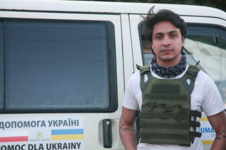 Lorent Gómez Saleh en Ucrania.
