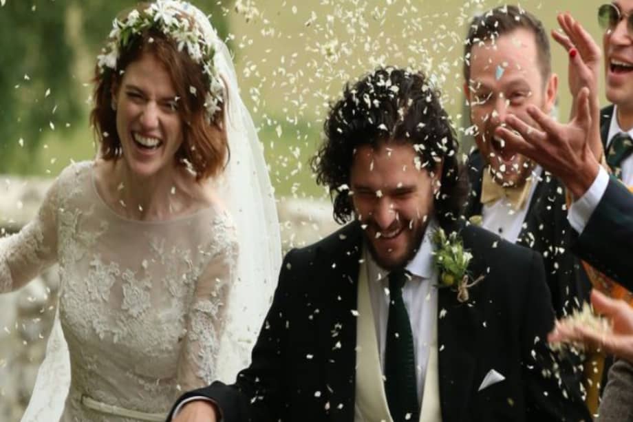 Kit Harington y Rose Leslie contrajeron matrimonio después de varios años de relación. / Cortesía