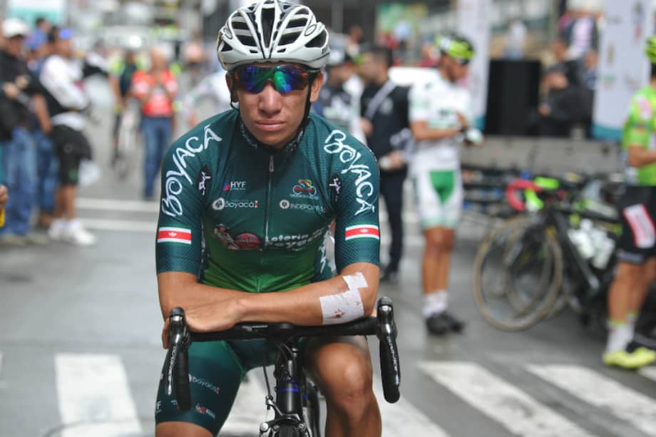 Róbinson López compitió con el equipo de Boyacá en la Vuelta de la Juventud. / Gustavo Torrijos