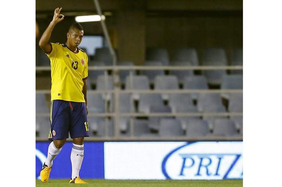 Freddy Guarín anotó el gol de la más reciente victoria de Colombia, ante Serbia. / EFE