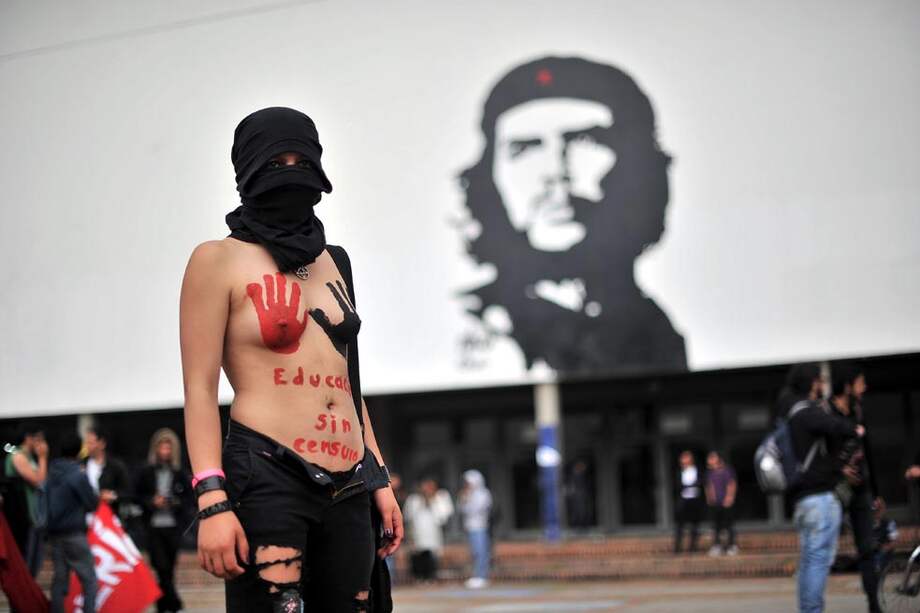 Durante 2012 y 2013 fueron varias las protestas estudiantiles. / Luis Ángel - El Espectador