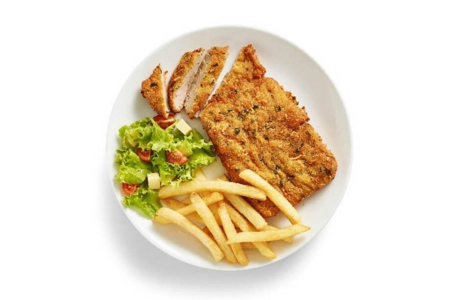 Milanesa apanada de solomito de cerdo / Cortesía