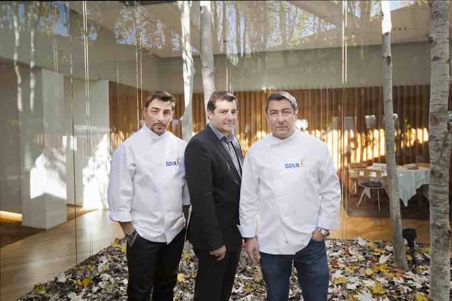 Jordi, Joan y Josep Roca, dueños de El Celler de Can Roca, el mejor restaurante del mundo que estará de gira en Colombia, Perú y México en julio de 2014. / Cortesía BBVA