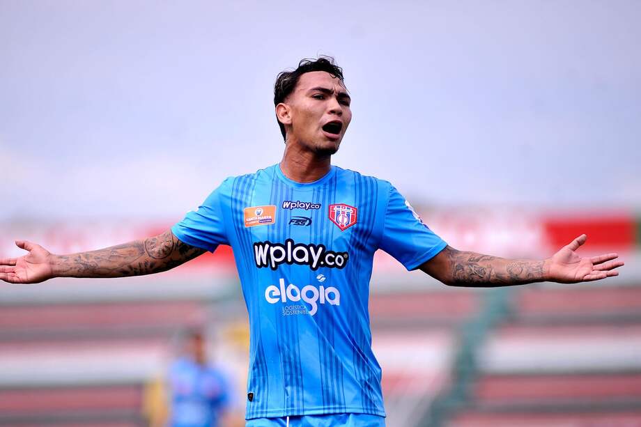 El delantero de Unión Magdalena, Ricardo el 'Caballo' Márquez.