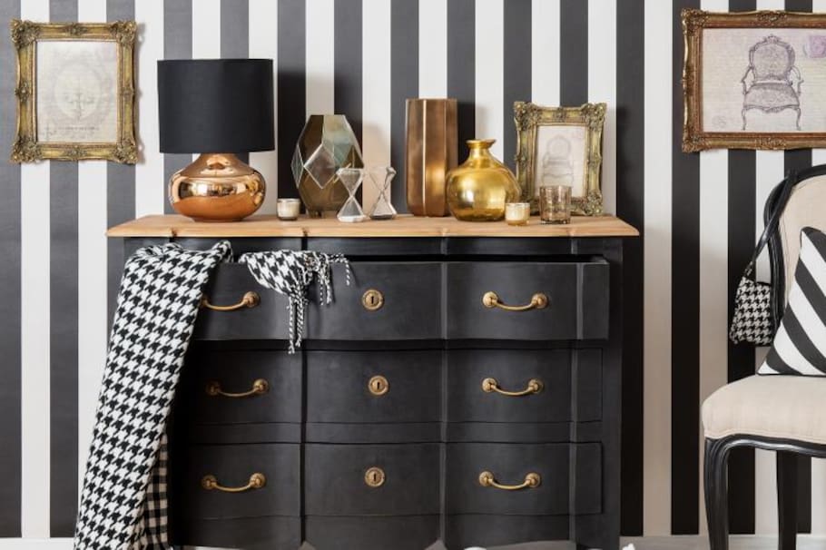 Blanco y negro, la tendencia de decoración para fin de año