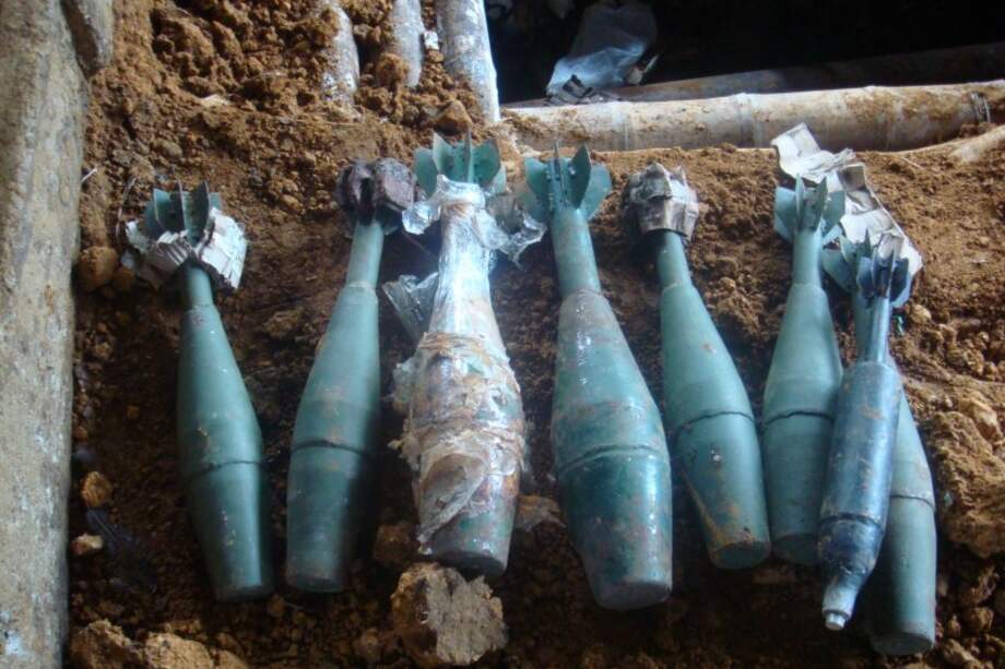 Hallan caleta con seis morteros de la Teófilo Forero