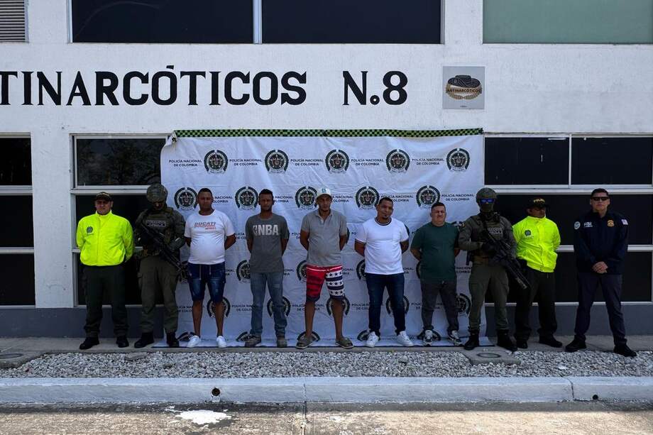 Las capturas se dieron en el marco de la estrategia Esmeralda Plus y en desarrollo de la denominada operación “República”./ Policía Nacional.