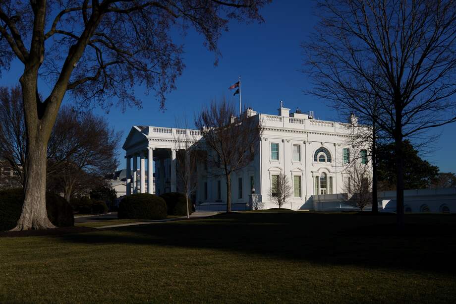 Panorámica de la Casa Blanca en Washington.