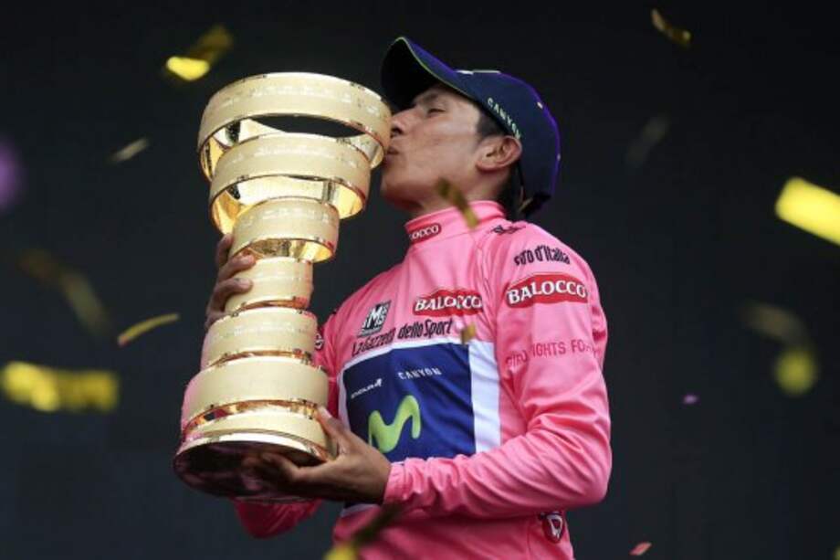 Nairo Quintana, campeón del Giro de Italia 2015. /EFE