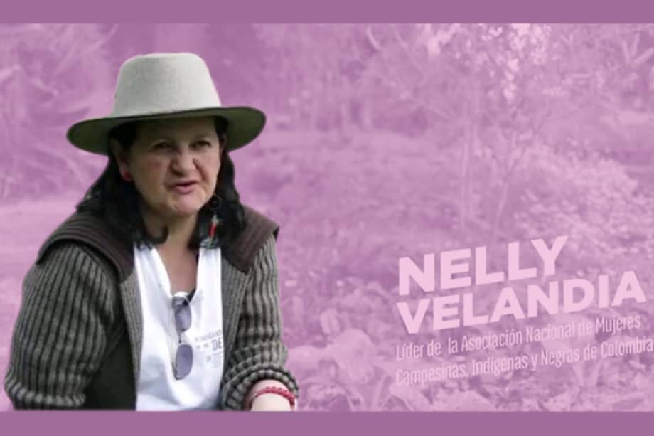 Nelly Velandia se unió a la Asociación Nacional de Mujeres Campesinas, Negras e Indígenas (ANMUCIC) en 1986.