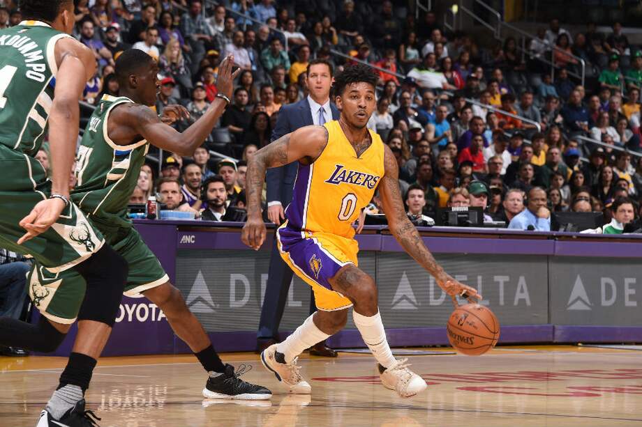 Nick Young, jugador de Los Lakers involucrado en la pelea. / AFP