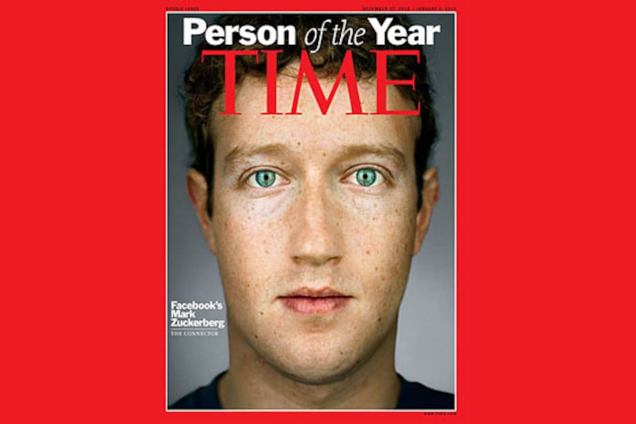 Mark Zuckerberg, creador de Fcbk personalidad del año