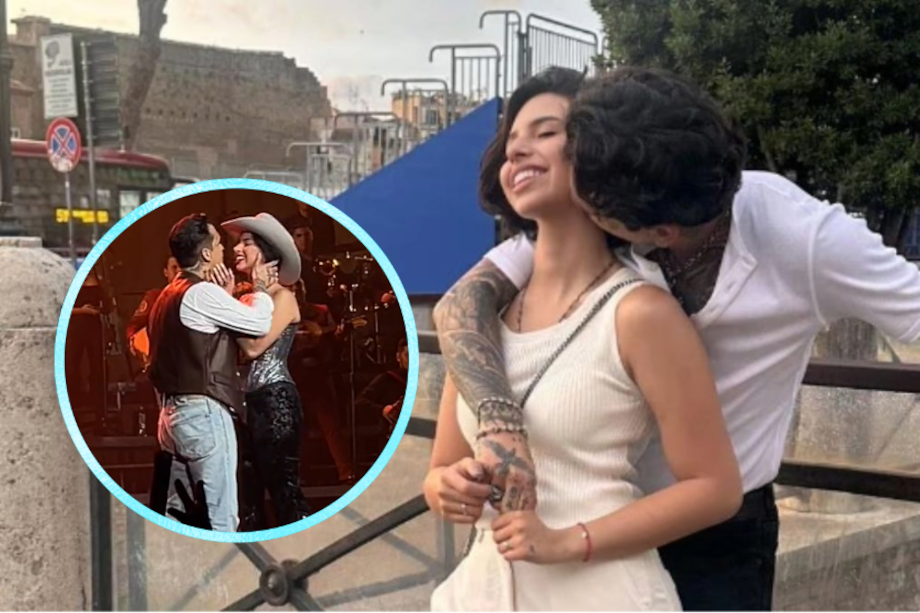 Christian Nodal y Ángela Aguilar