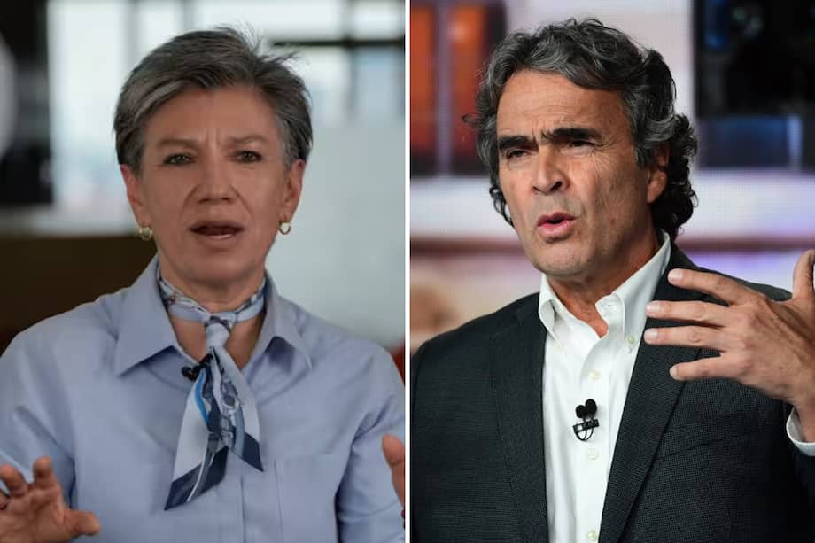 Claudia López y Sergio Fajardo.