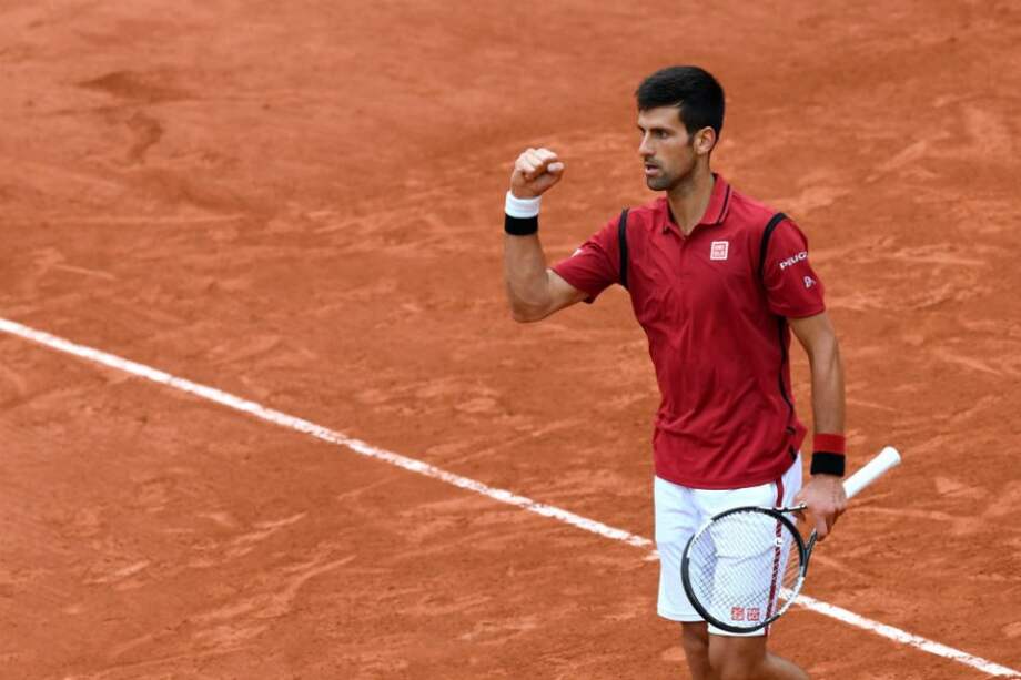 Novak Djokovic avanzó a semifinales de Roland Garros. Foto: AFP
