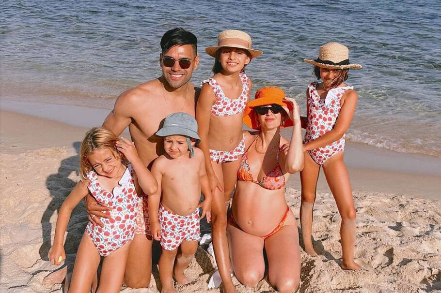 Video: así fue el tierno encuentro de la bebé de Falcao y sus hermanitos