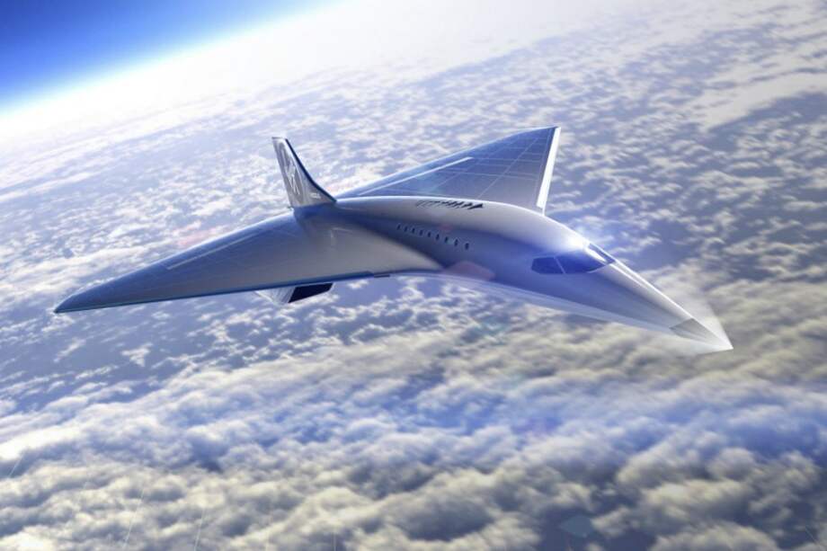 Virgin Galactic presentó el diseño del que sería su próximo avión supersónico.