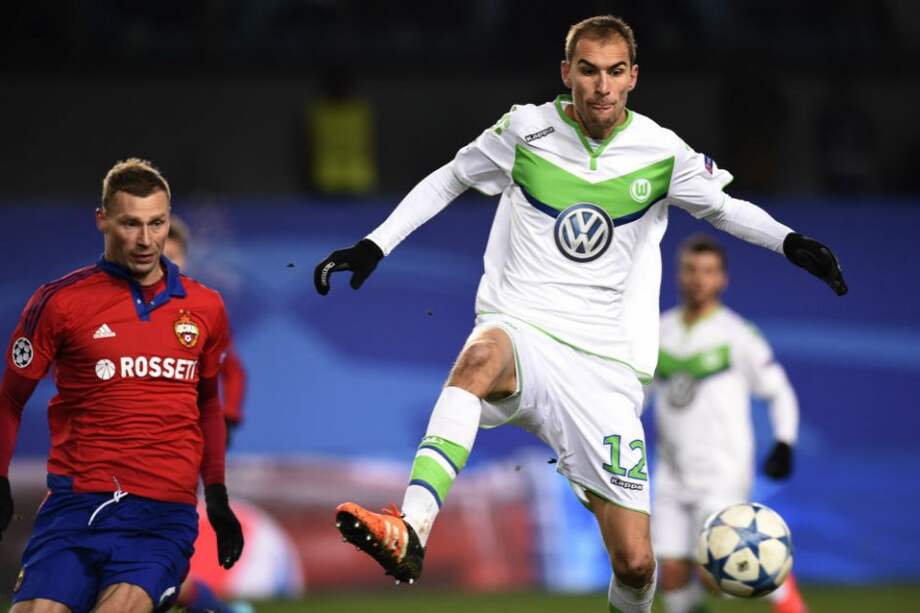 Wolfsburgo venció 2-0 a CSKA. Foto: AFP