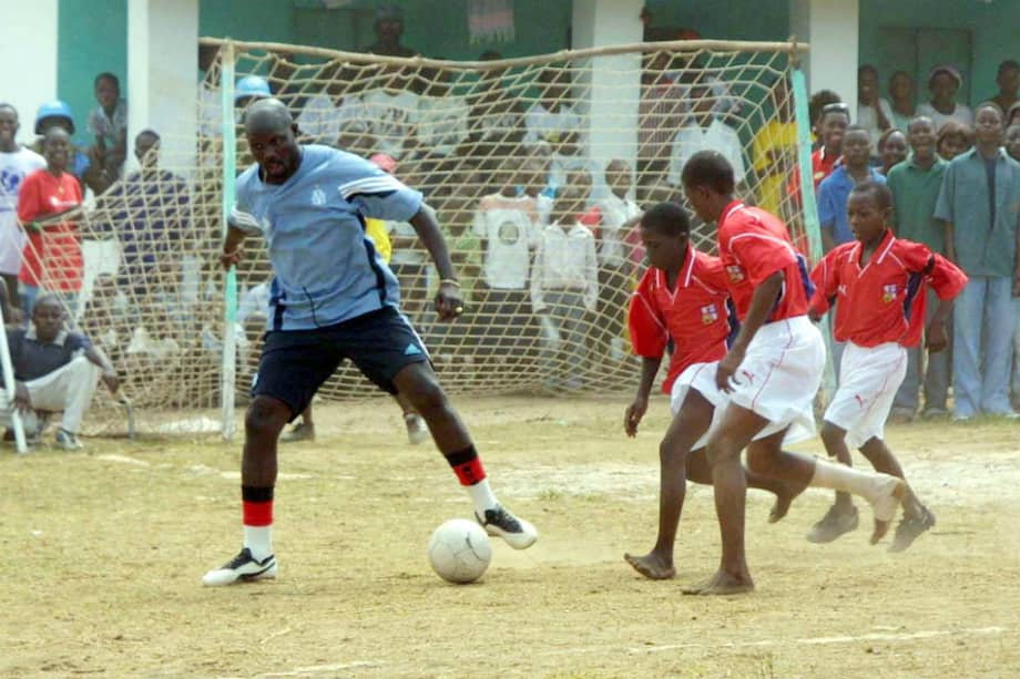 George Weah, ex futbolista liberiano que ahora será presidente de su país. / EFE