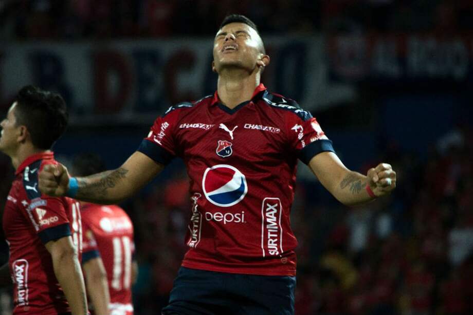 Leonardo Castro marcó el gol del triunfo del Medellín frente al Cali. / Dim_oficial