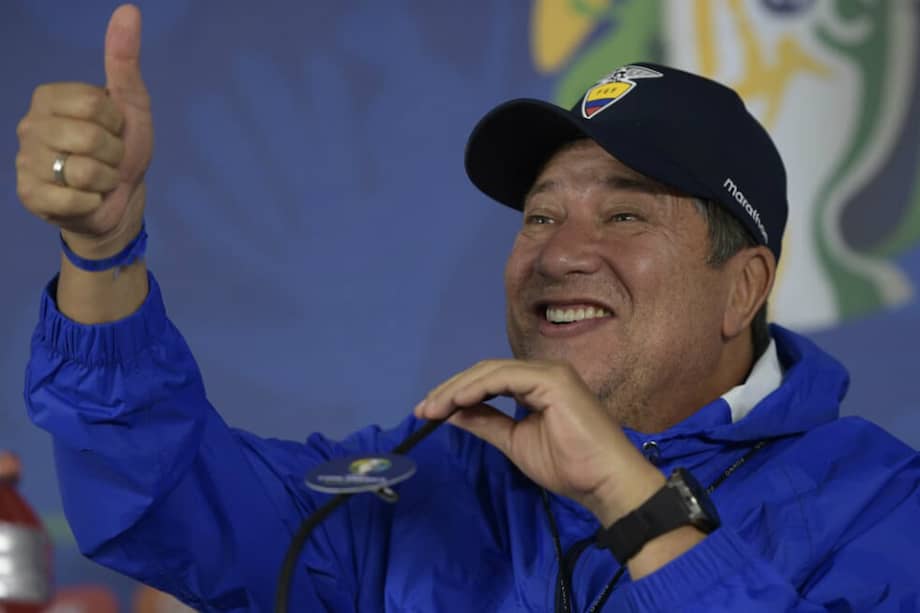 Hernán Darío Gómez, entrenador colombiano de la selección ecuatoriana que disputa la Copa América Brasil 2019. / AFP