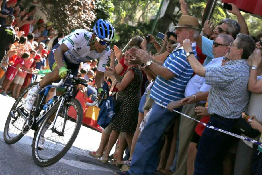 Esteban Chaves es octavo en el Giro de Italia. Foto: EFE