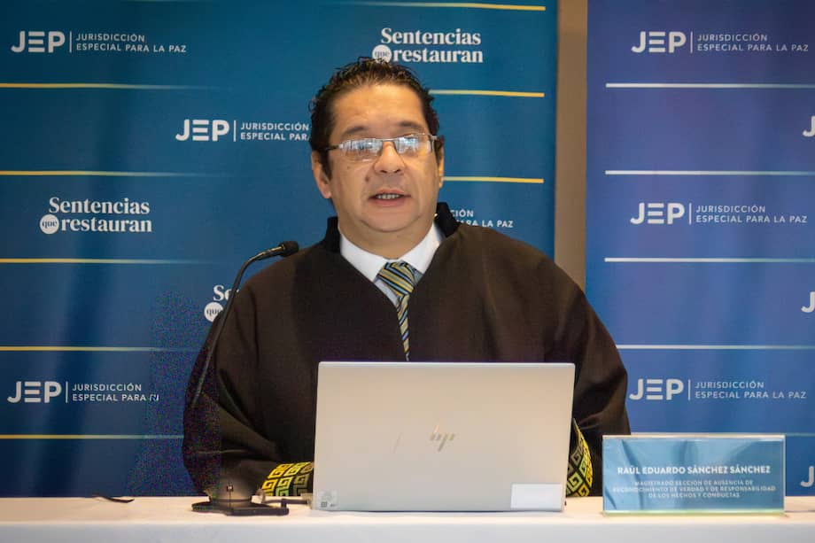 El magistrado Raúl Eduardo Sánchez es el correlator del caso 05 de la JEP, que tiene enfoque territorial en el norte del Cauca y el sur del Valle del Cauca.