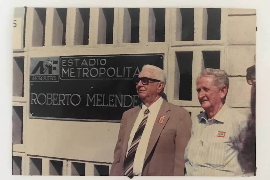 Roberto el "Flaco" Meléndez, exfutbolista con cuyo nombre fue bautizado el Estadio Metroplitano de Barranquilla.