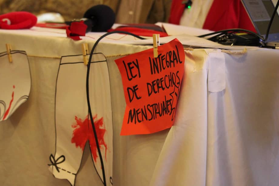 El proyecto de ley sobre derechos menstruales fue radicado en la comisión séptima del Senado.