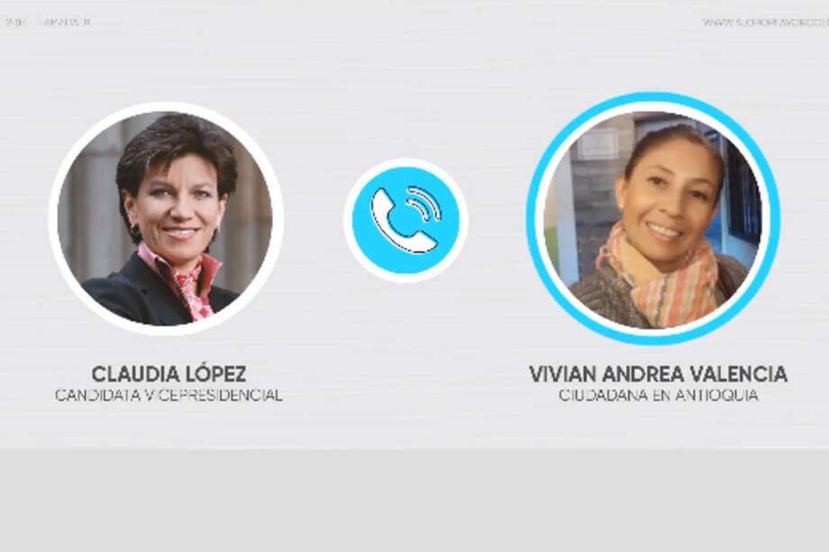 Claudia López resuelve inquietudes de una ciudadana preocupada por la corrupción